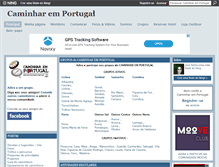 Tablet Screenshot of caminharemportugal.com